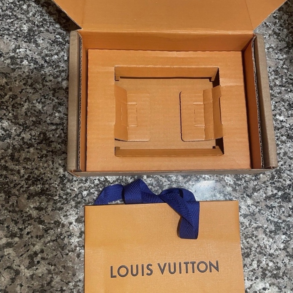 Louis Vuitton Monogram Wallet with Teal Accent - Picture 4 of 6
